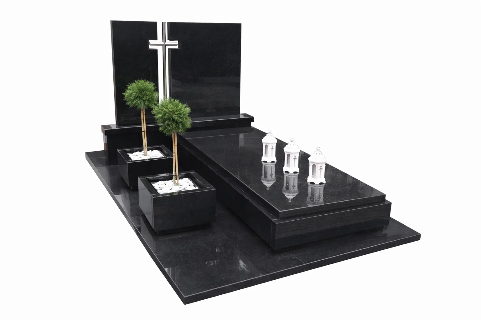 Realizacja kamieniarstwa Malbork - nagrobki podwojne