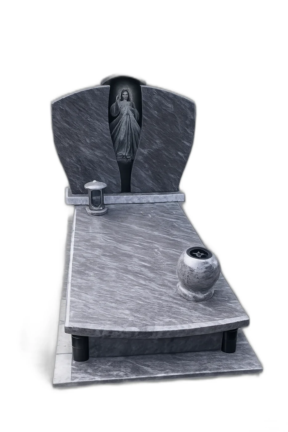 Nagrobek pojedynczy - realizacja Kamieniarstwo Korzeniowski